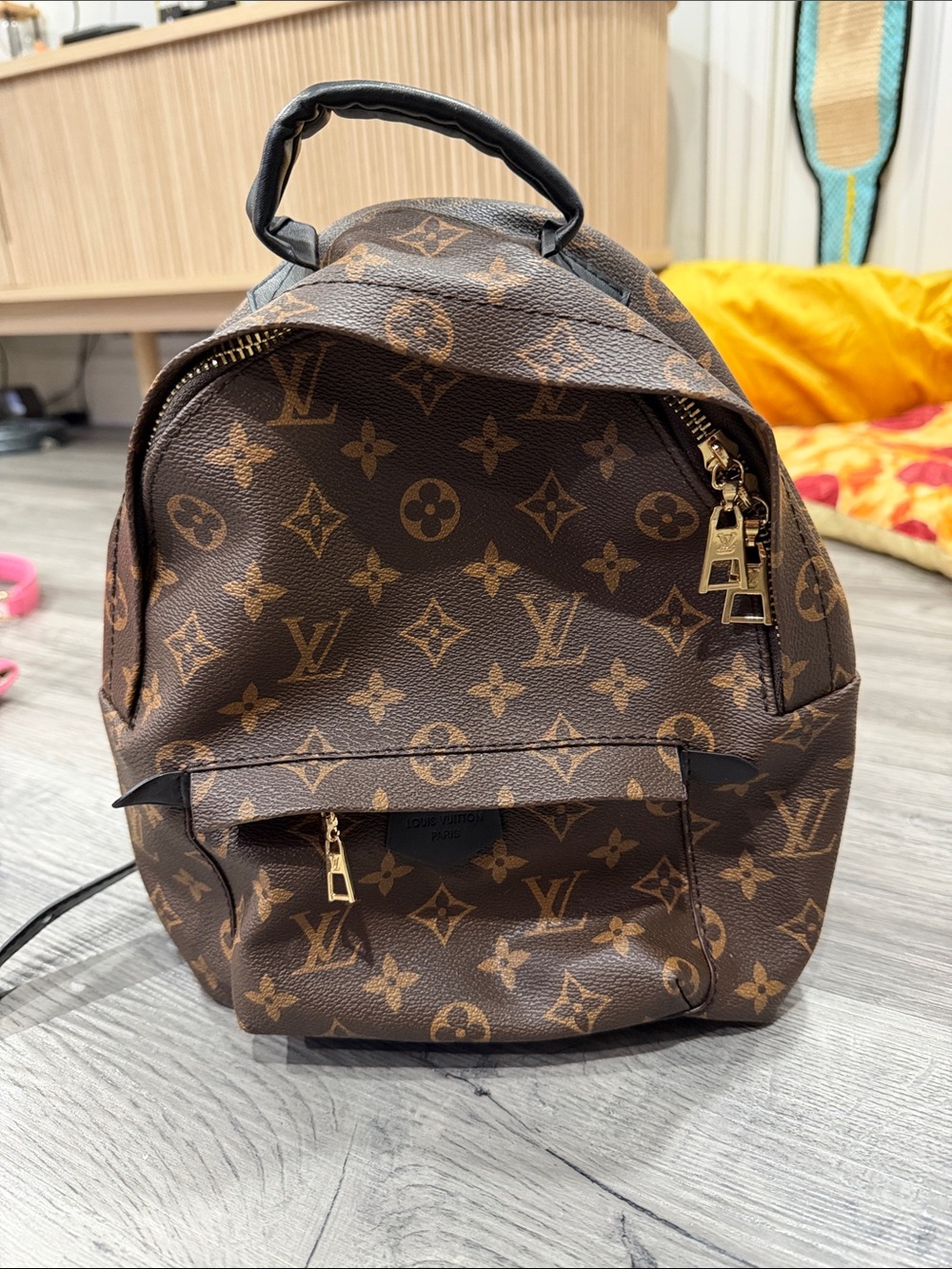 Louis Vuitton Monogram Mini Backpack in Brown and Tan